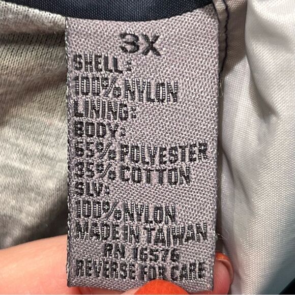 Perry. Ellis America lined windbreaker 🖤 navy 🖤 excellent condition 🖤  3X - Picture 7 of 9